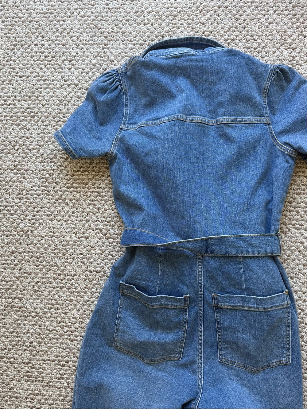 NWT Avec Les Filles Denim Jumpsuit - Picture 4 of 6